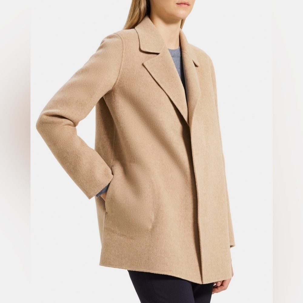 Theory Wool-Cashmere Coat - Picture 2 of 13